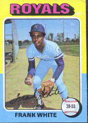 1975 Topps Baseball Cards      569     Frank White